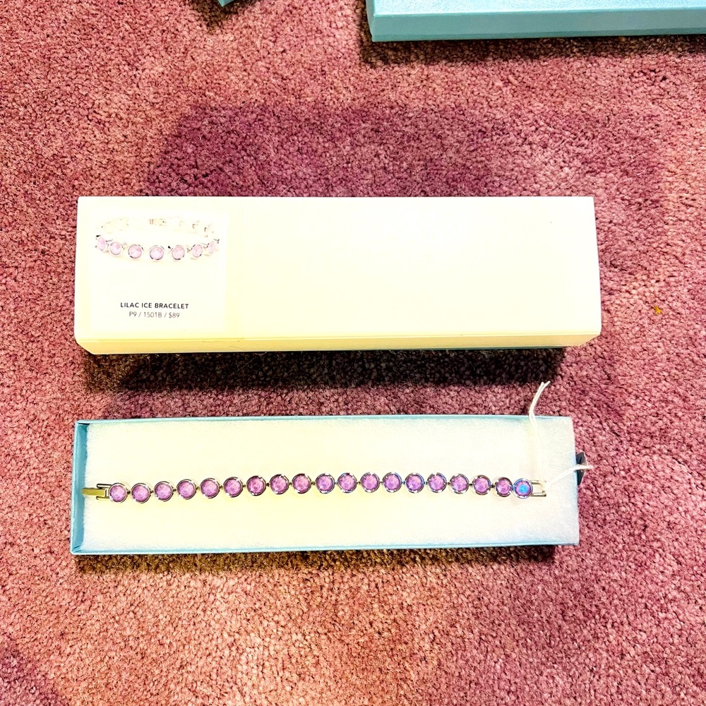 Touchstone Crystal Lilac Ice Bracelet